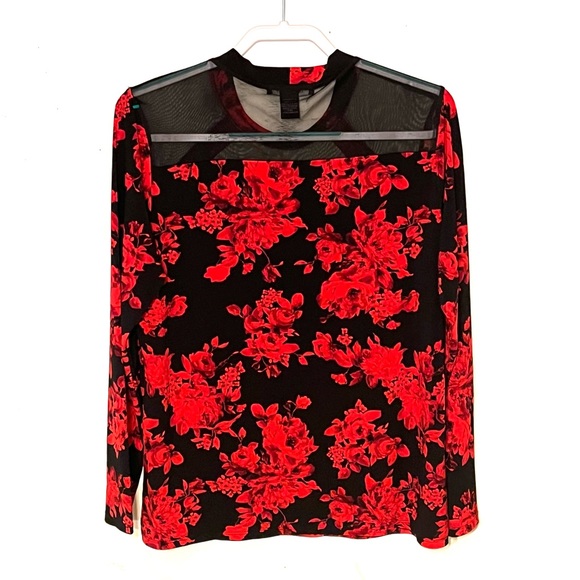 ADELE & MAY red and black sexy tunic. Size XL. EUC. - Picture 7 of 11